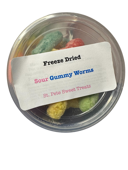 Freeze Dried SOUR GUMMY WORMS